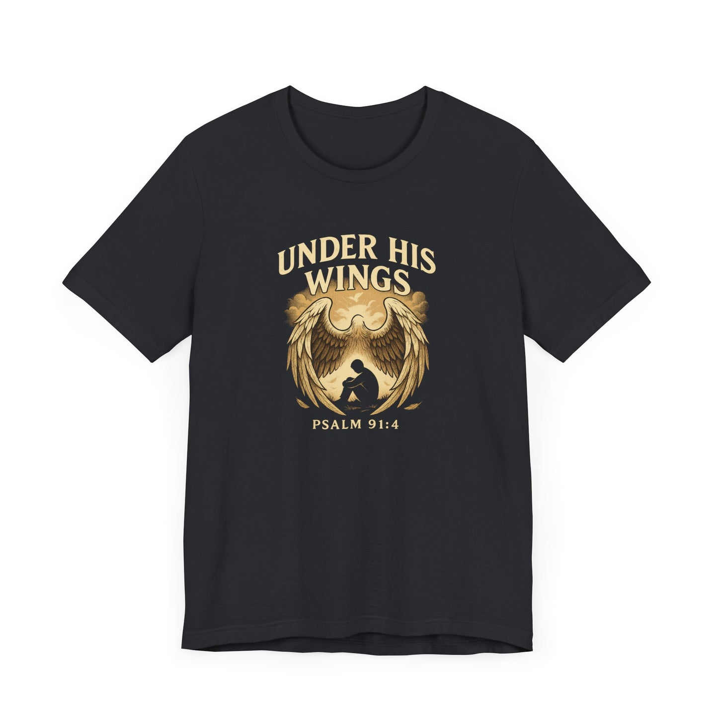 Psalm 91:4 Under His Wings T-Shirt