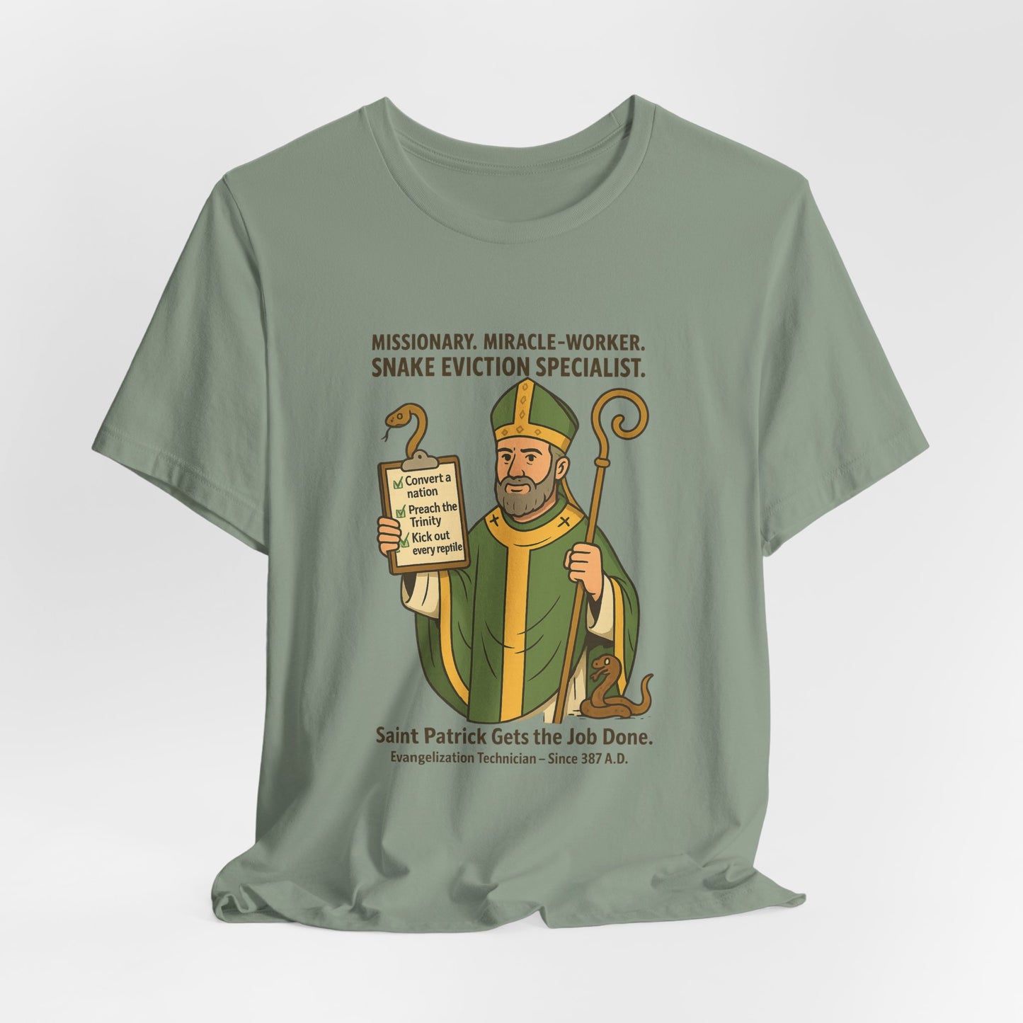 Saint Patrick Snake Eviction T-Shirt