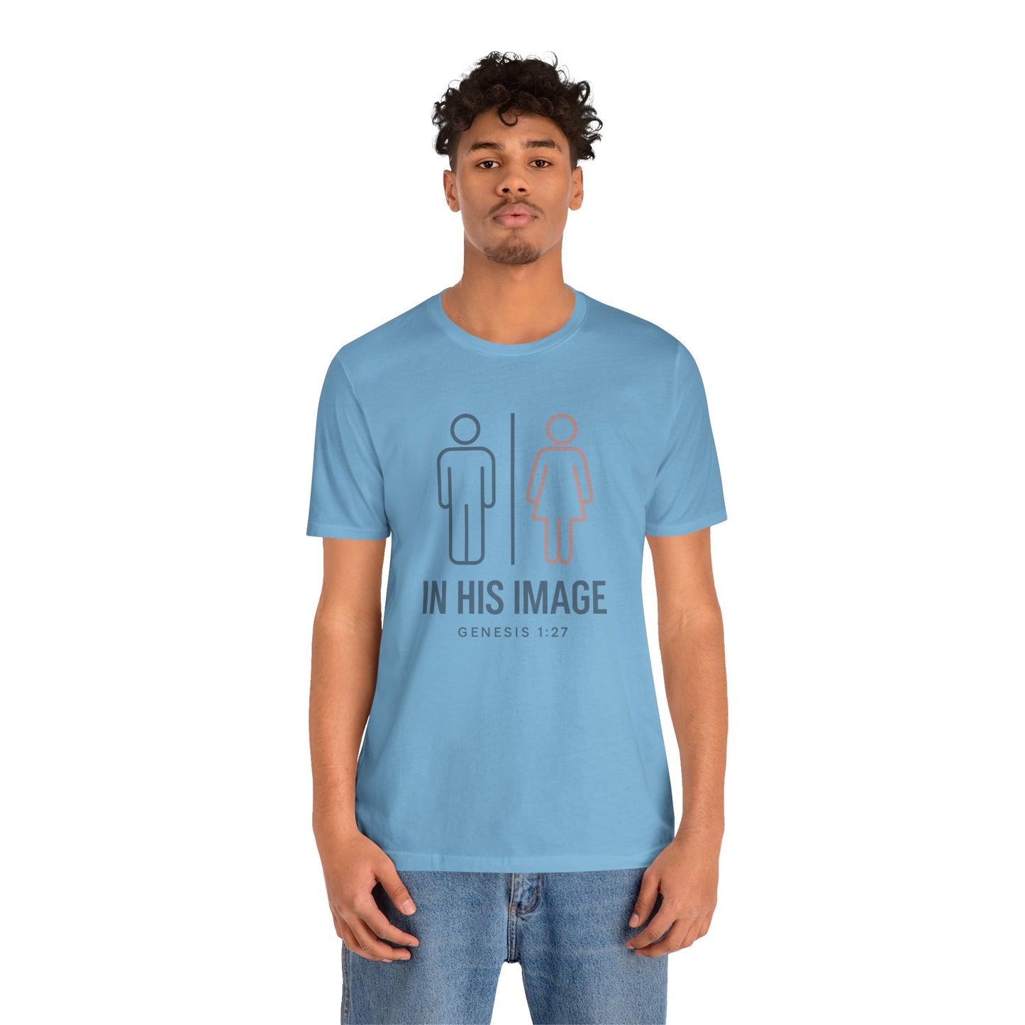 Genesis 1:27 in His Image T-Shirt