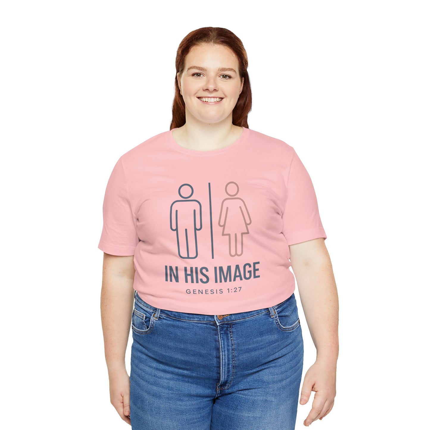 Genesis 1:27 in His Image T-Shirt