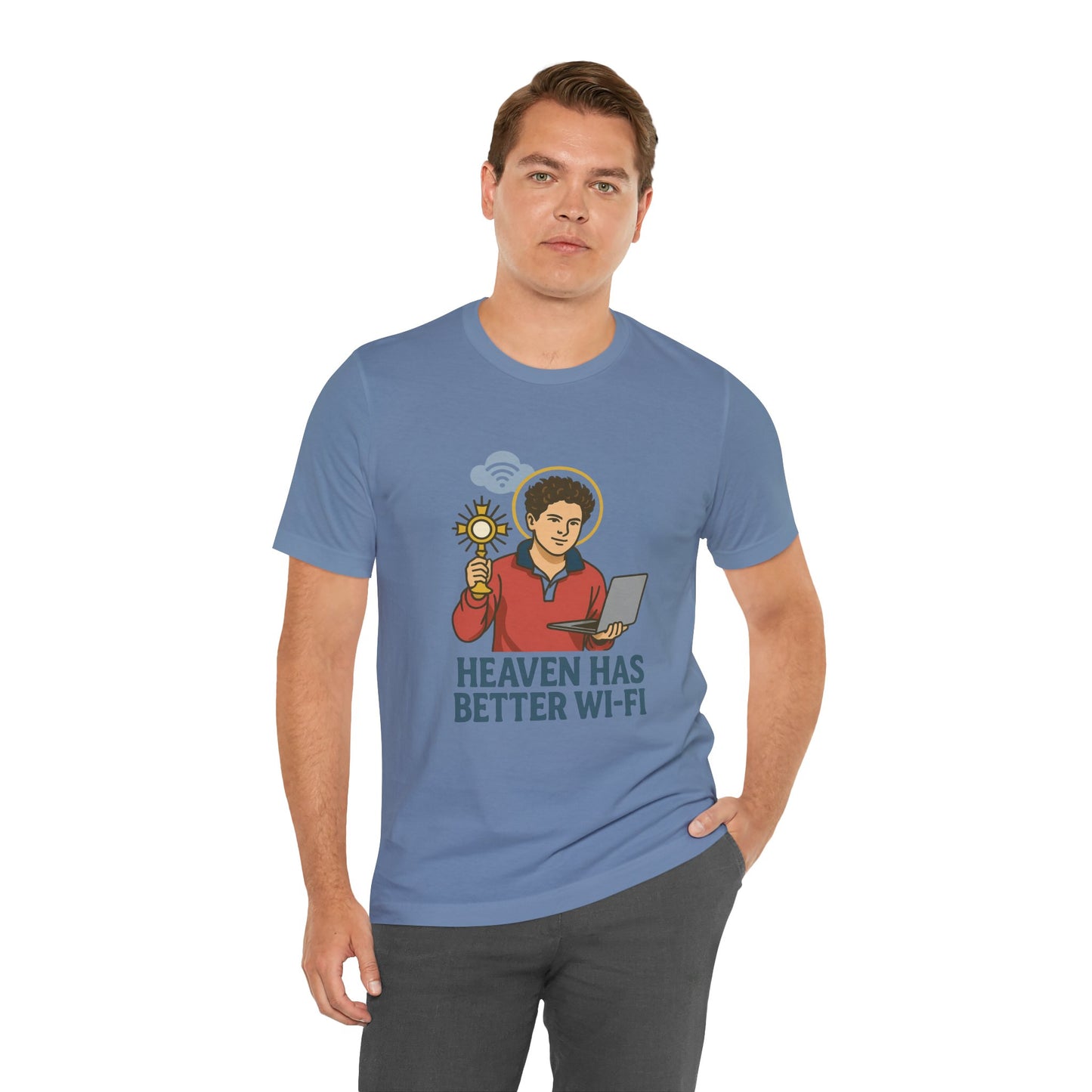 Carlo Acutis Heaven Has Better Wi-Fi T-Shirt