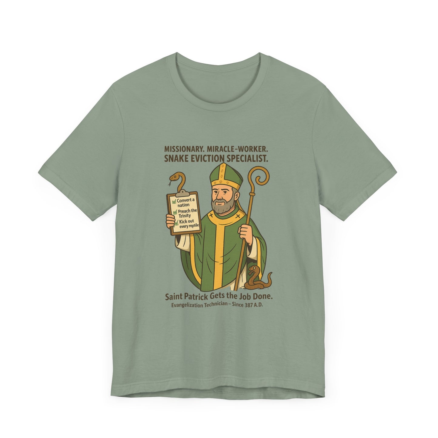 Saint Patrick Snake Eviction T-Shirt
