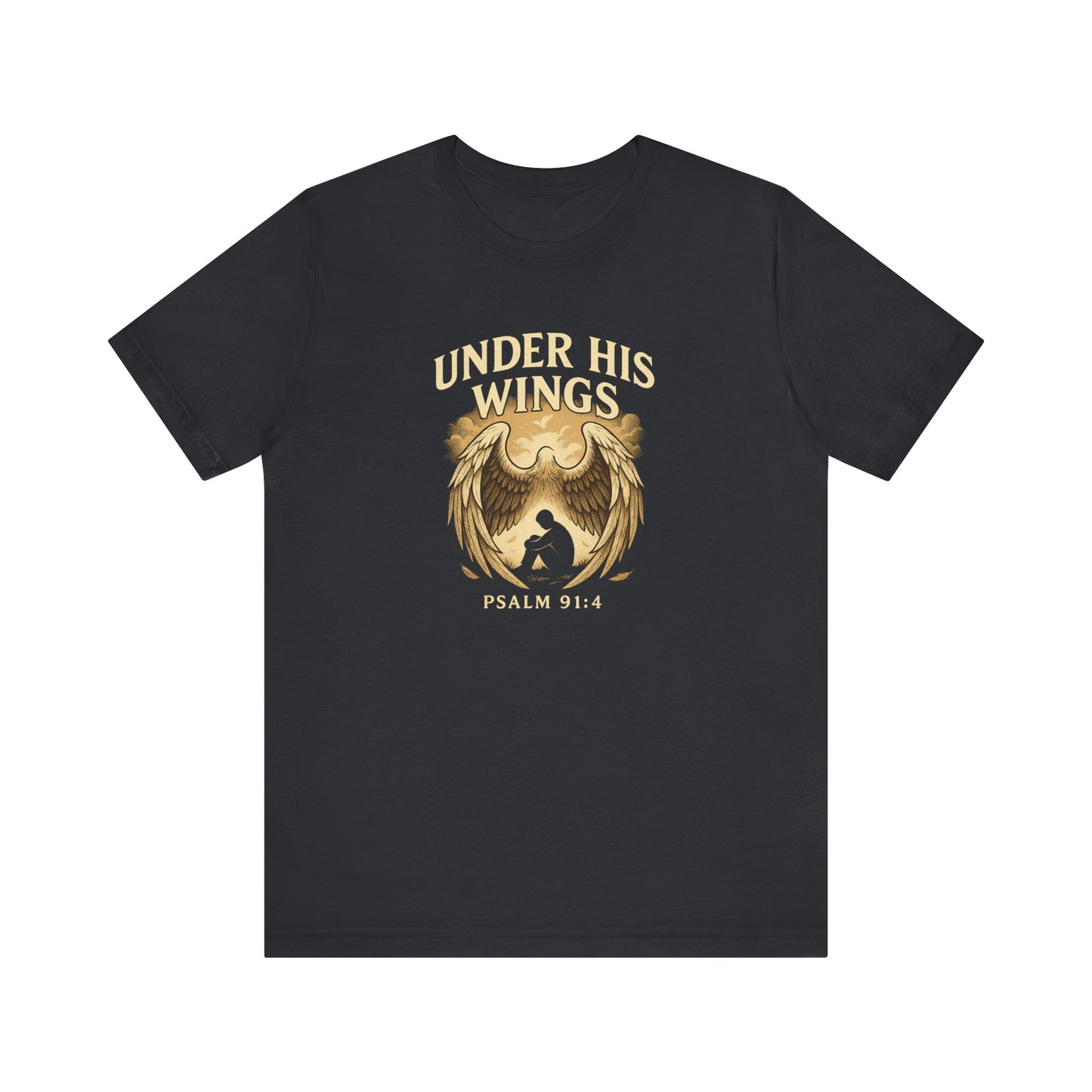 Psalm 91:4 Under His Wings T-Shirt