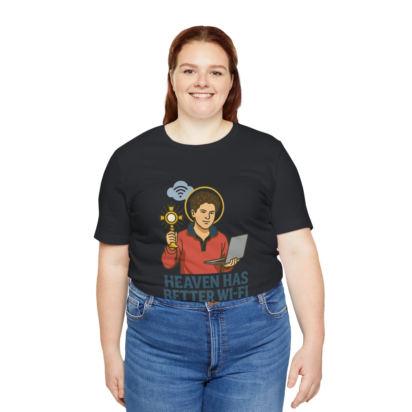 Carlo Acutis Heaven Has Better Wi-Fi T-Shirt