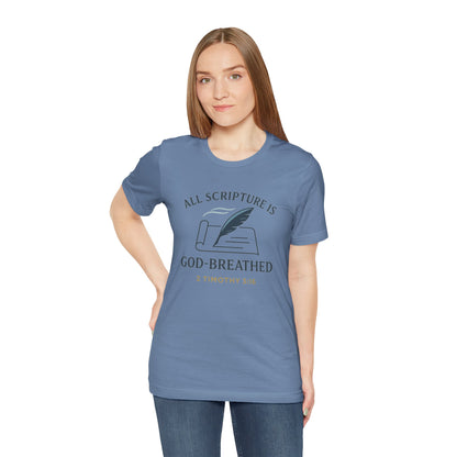 2 Timothy 3:16 All Scripture is God-Breathed T-Shirt