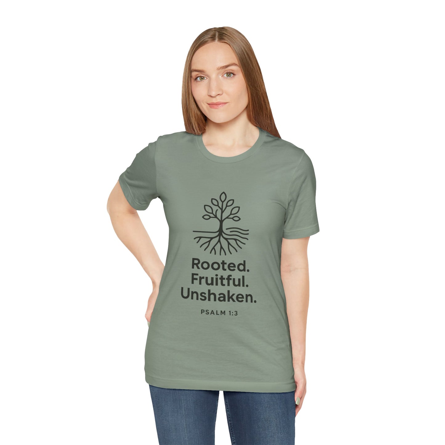 Psalm 1:3 Rooted & Unshaken T-Shirt