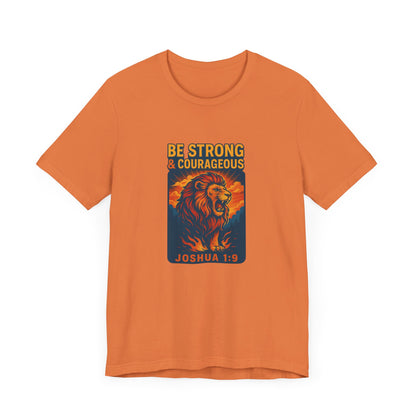 Joshua 1:9 Courageous Lion T-Shirt