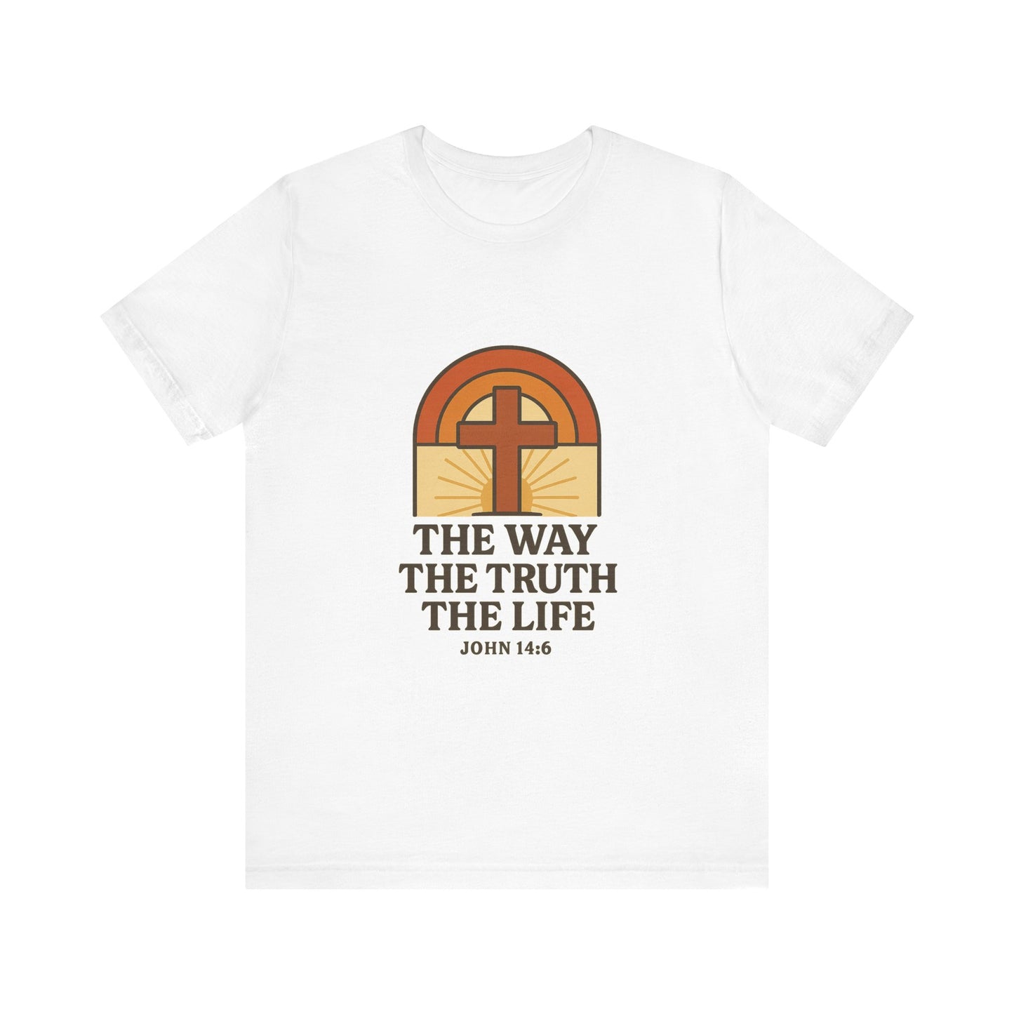 John 14:6, Faith-Inspired Unisex Tee - The Way, The Truth, The Life