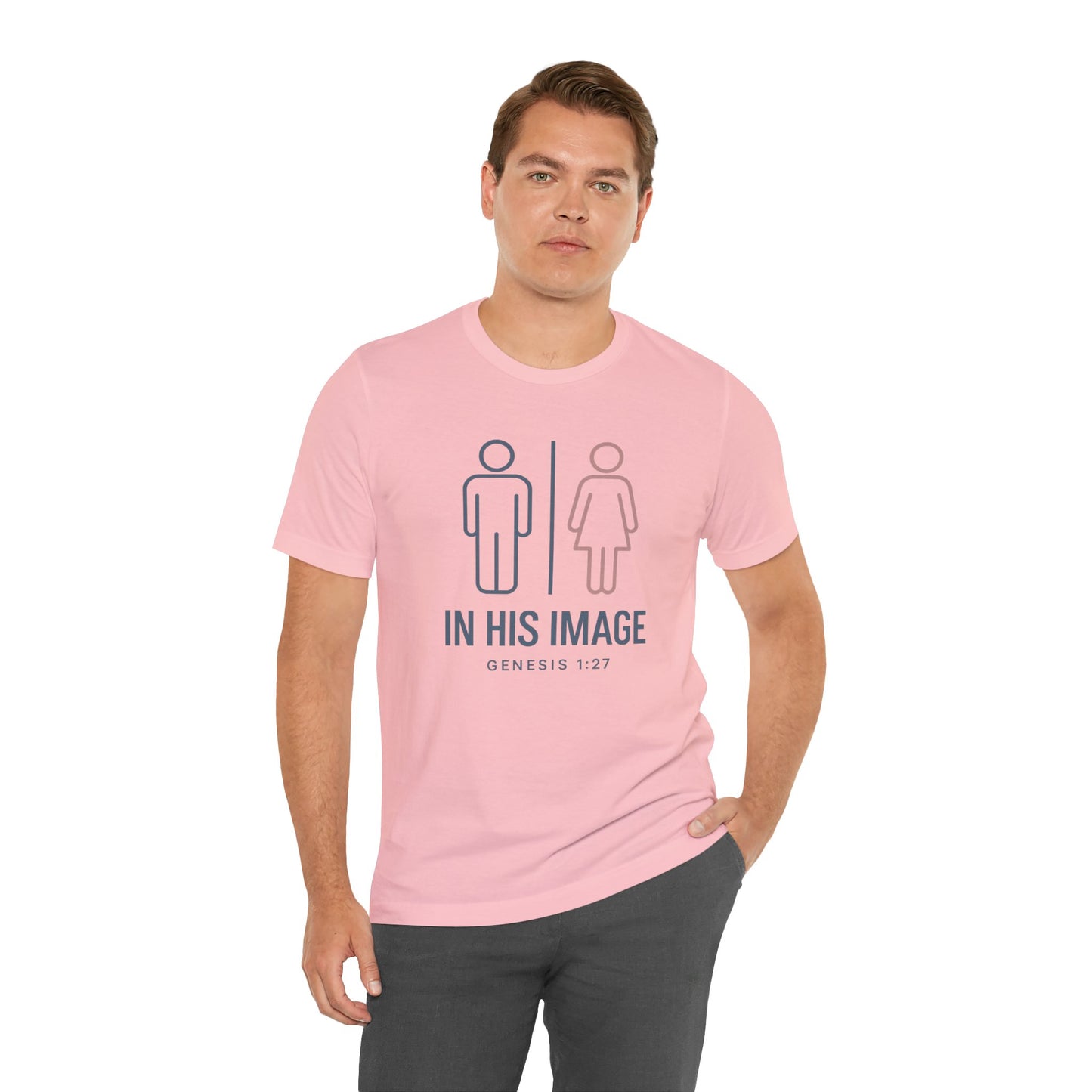 Genesis 1:27 in His Image T-Shirt