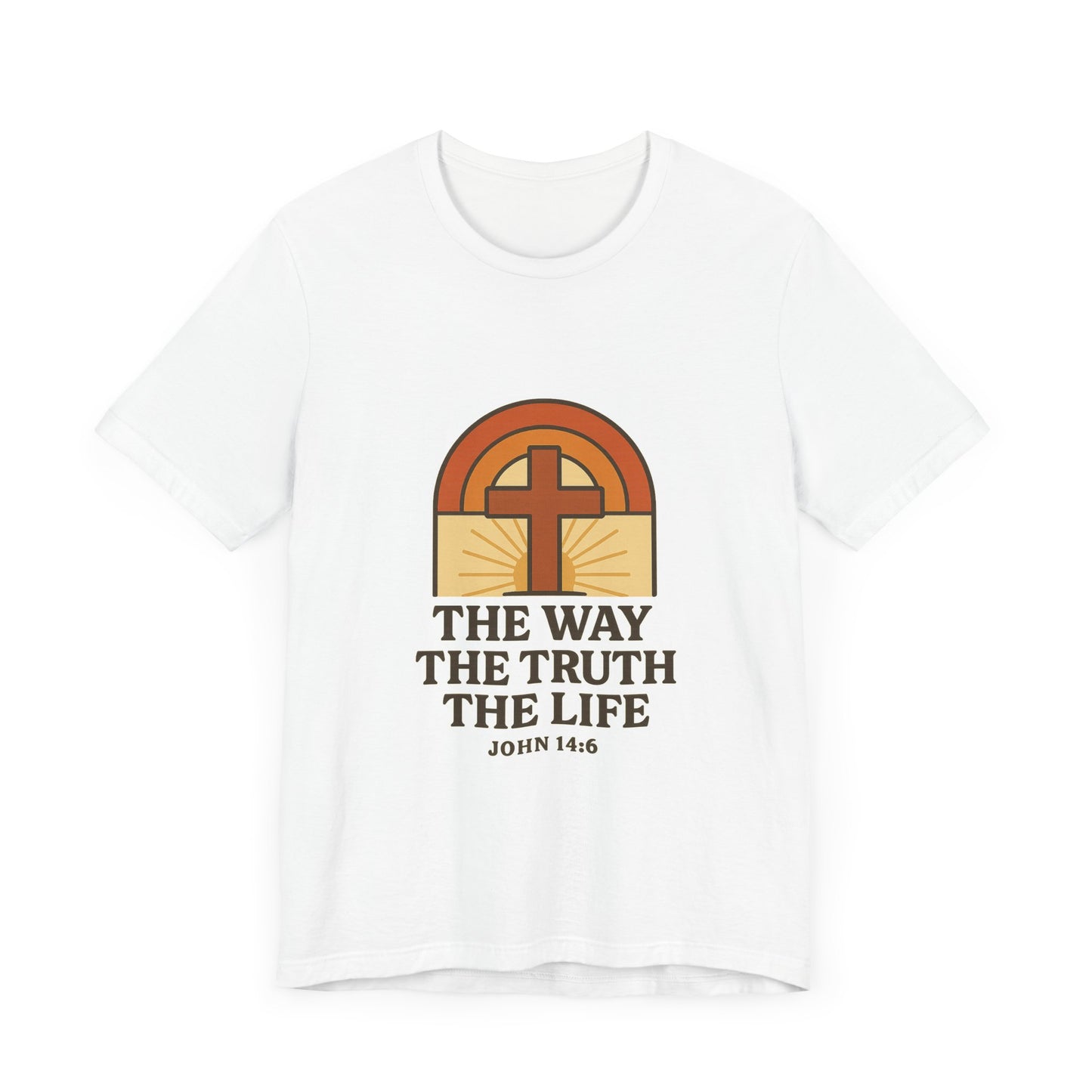 John 14:6, Faith-Inspired Unisex Tee - The Way, The Truth, The Life