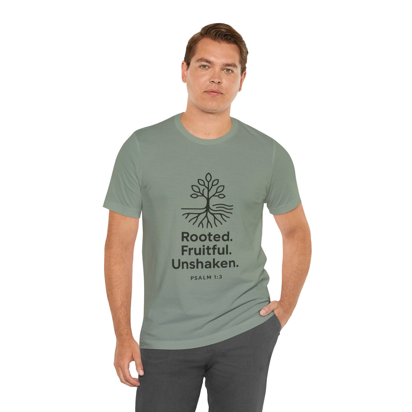 Psalm 1:3 Rooted & Unshaken T-Shirt